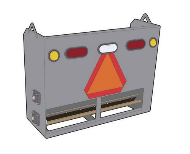 Karcher drop spreader attachment for municipal equipment
