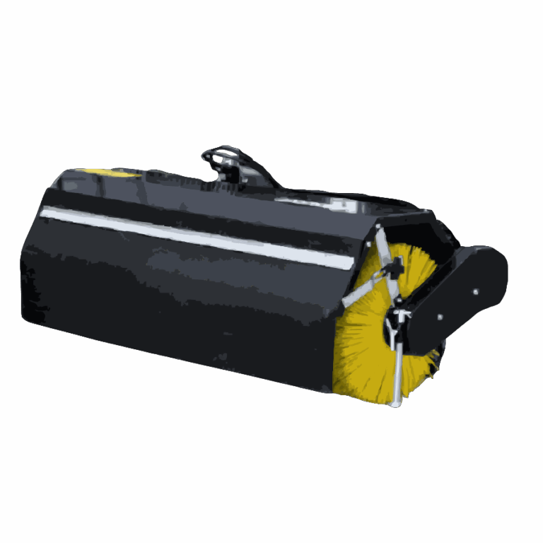 Karcher front roller brush attachment for municipal equipment