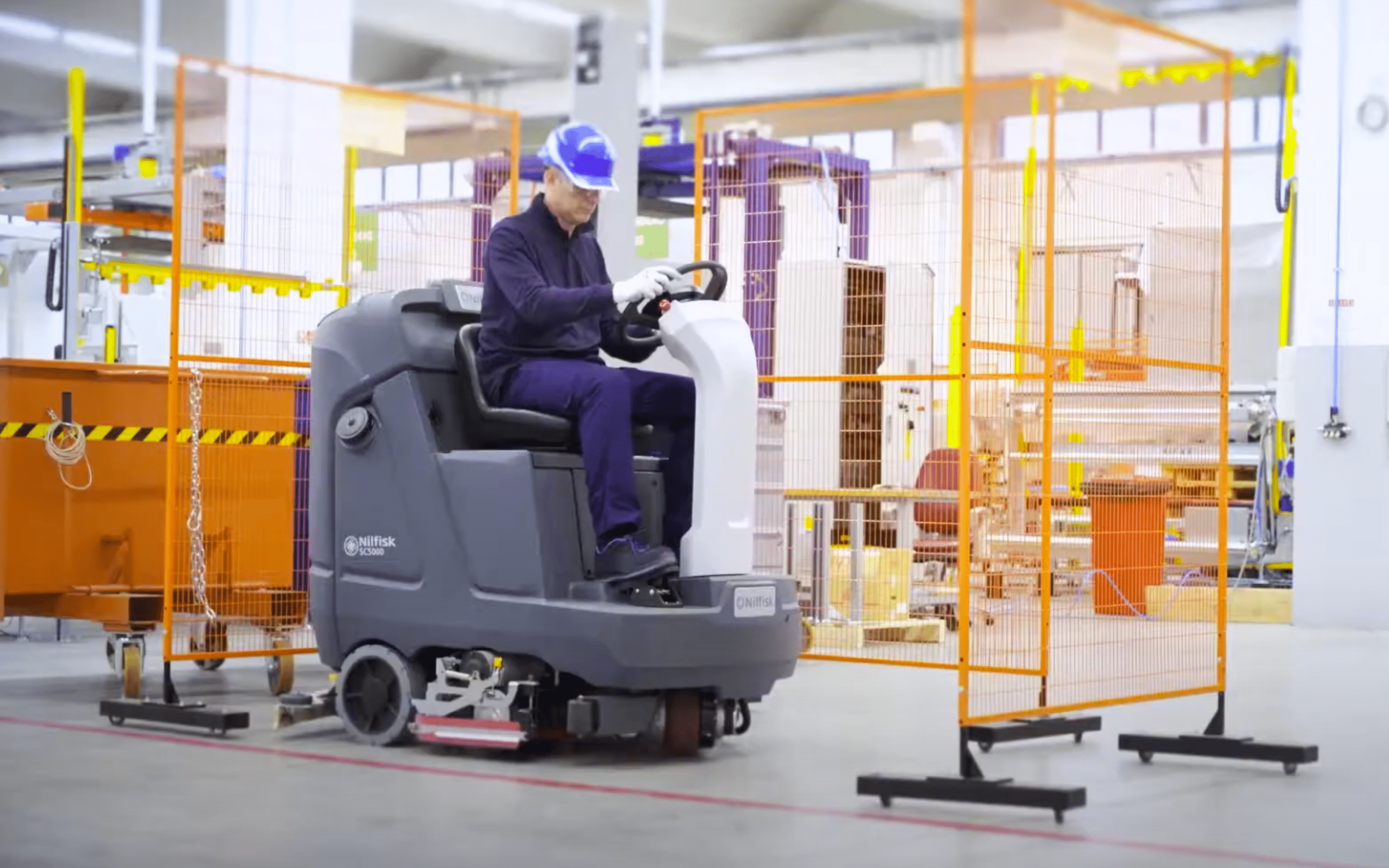 nilfisk industrial scrubber