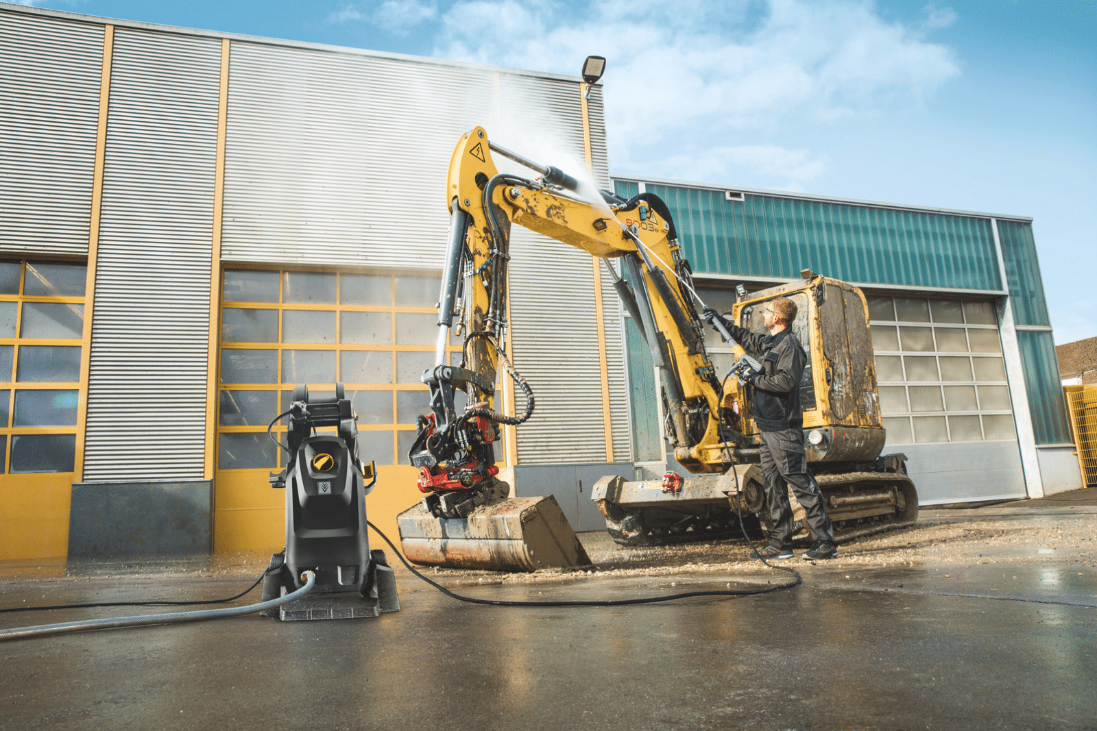 industrial pressure washer machinery